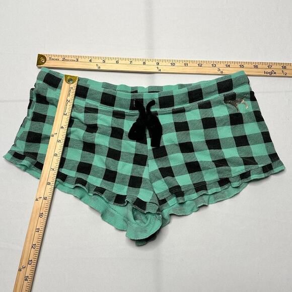 PINK Size  Small Low Rise Vintage Y2K Comfy Checkered Casual Shorts - Picture 4 of 5